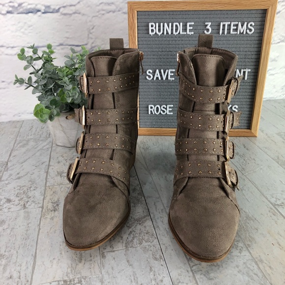 Catherine Malandrino Patsy Multi Strap Buckle Boot - Picture 2 of 8